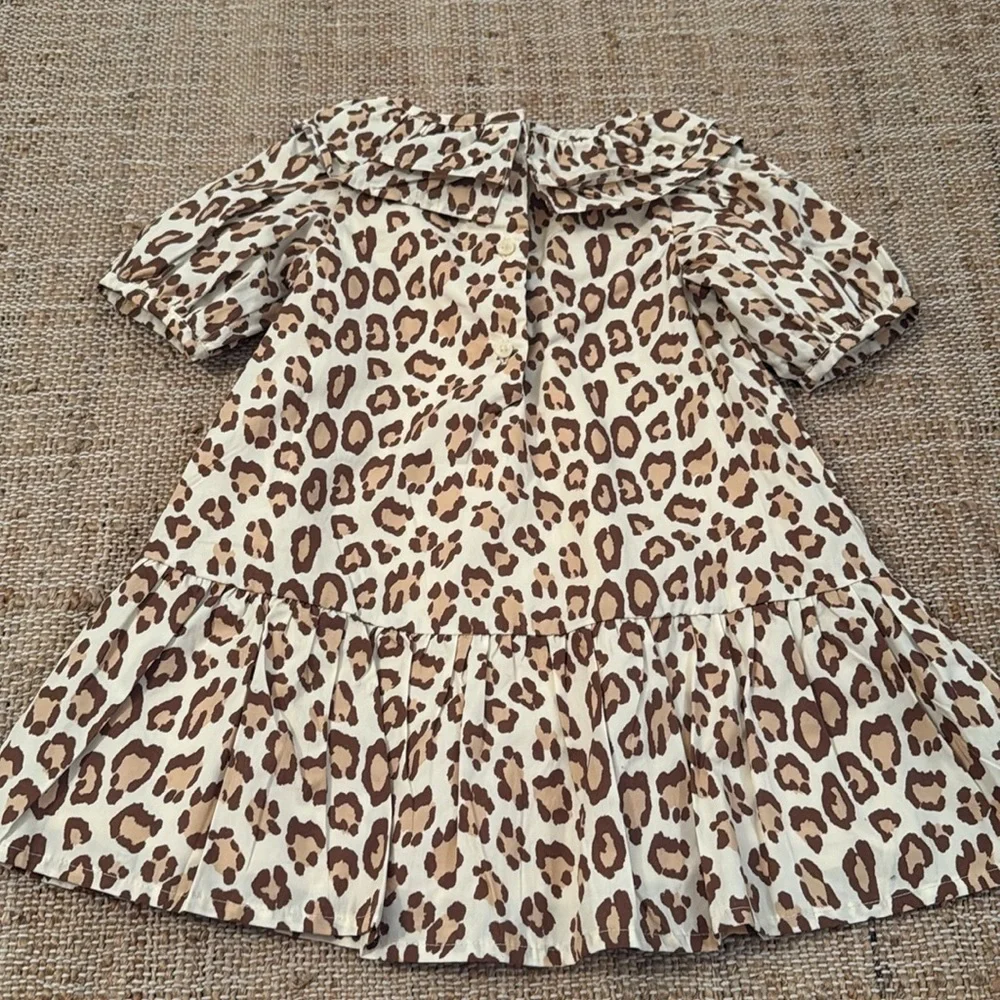 Janie and Jack leopard puff
